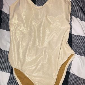 Metallic One Piece Swimsuit  Small